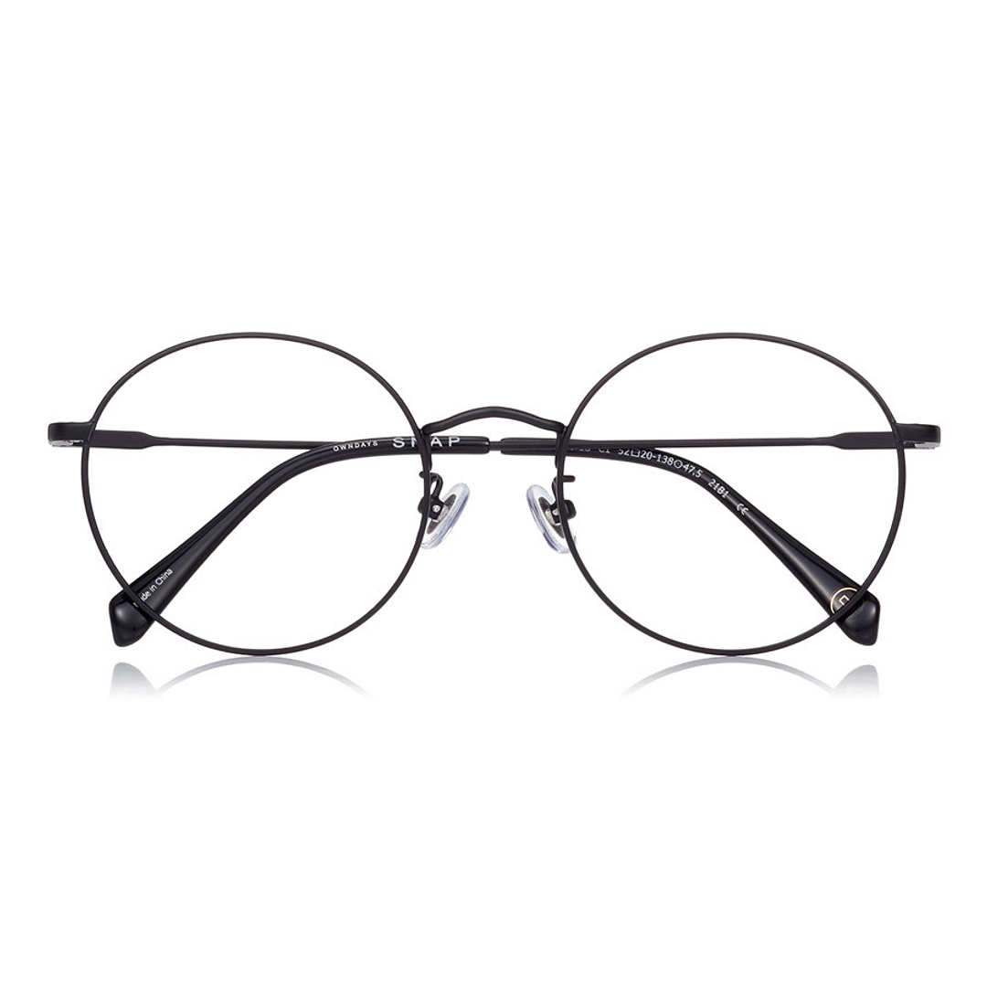 OWNDAYS | SUN Black Full Rim Round left side