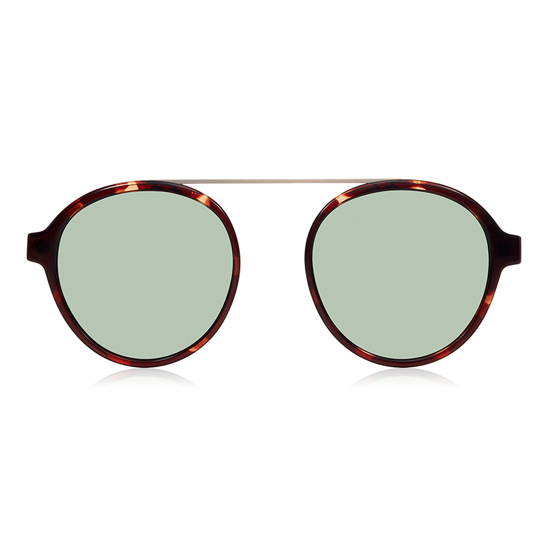 OWNDAYS | SUN Demi-Brown Full Rim Boston right side