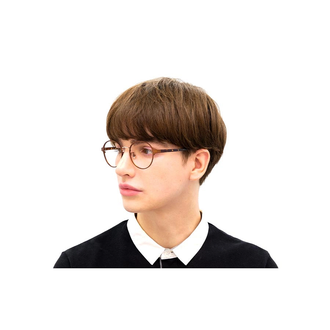 OWNDAYS | SUN Black Full Rim Boston left side