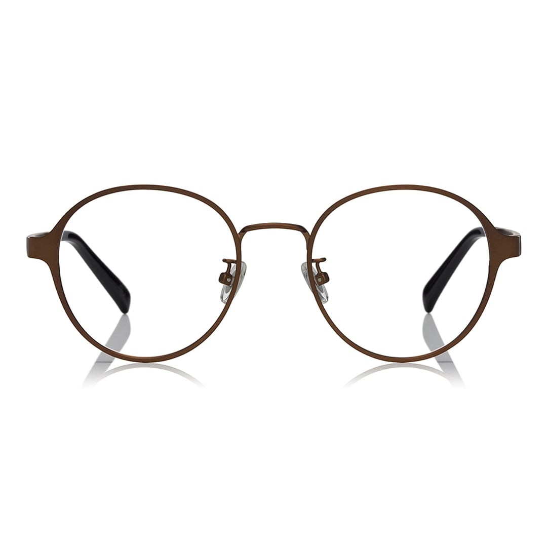 OWNDAYS | SUN Light Brown Full Rim Boston left side