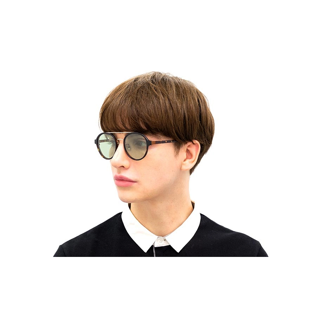 OWNDAYS | SUN Light Brown Full Rim Boston left side