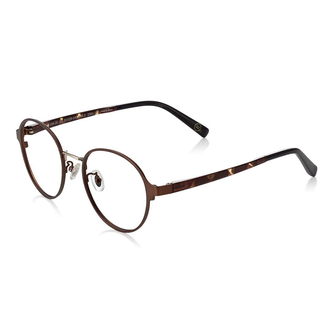 OWNDAYS | SUN Light Brown Full Rim Boston left side