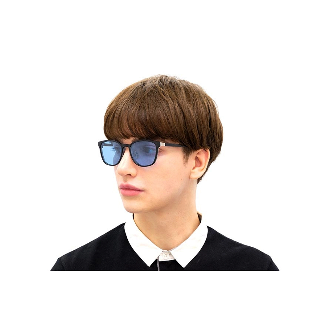 OWNDAYS | SUN Black Full Rim Wellington left side