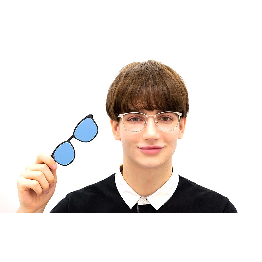 OWNDAYS | SUN Black Full Rim Wellington right side