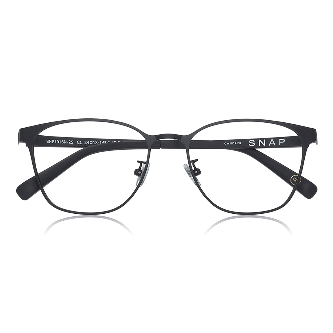 OWNDAYS | SUN Black Full Rim Wellington left side