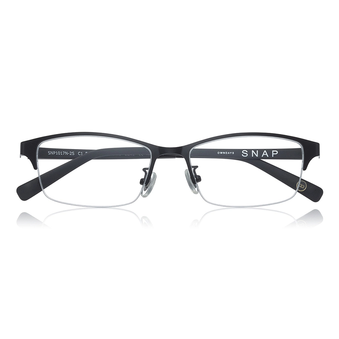 OWNDAYS | SUN Black Full Rim Rectangle left side