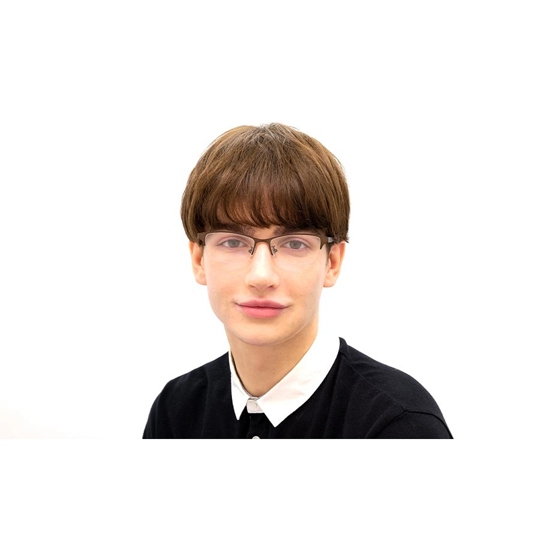 OWNDAYS | SUN Light Brown Full Rim Rectangle right side