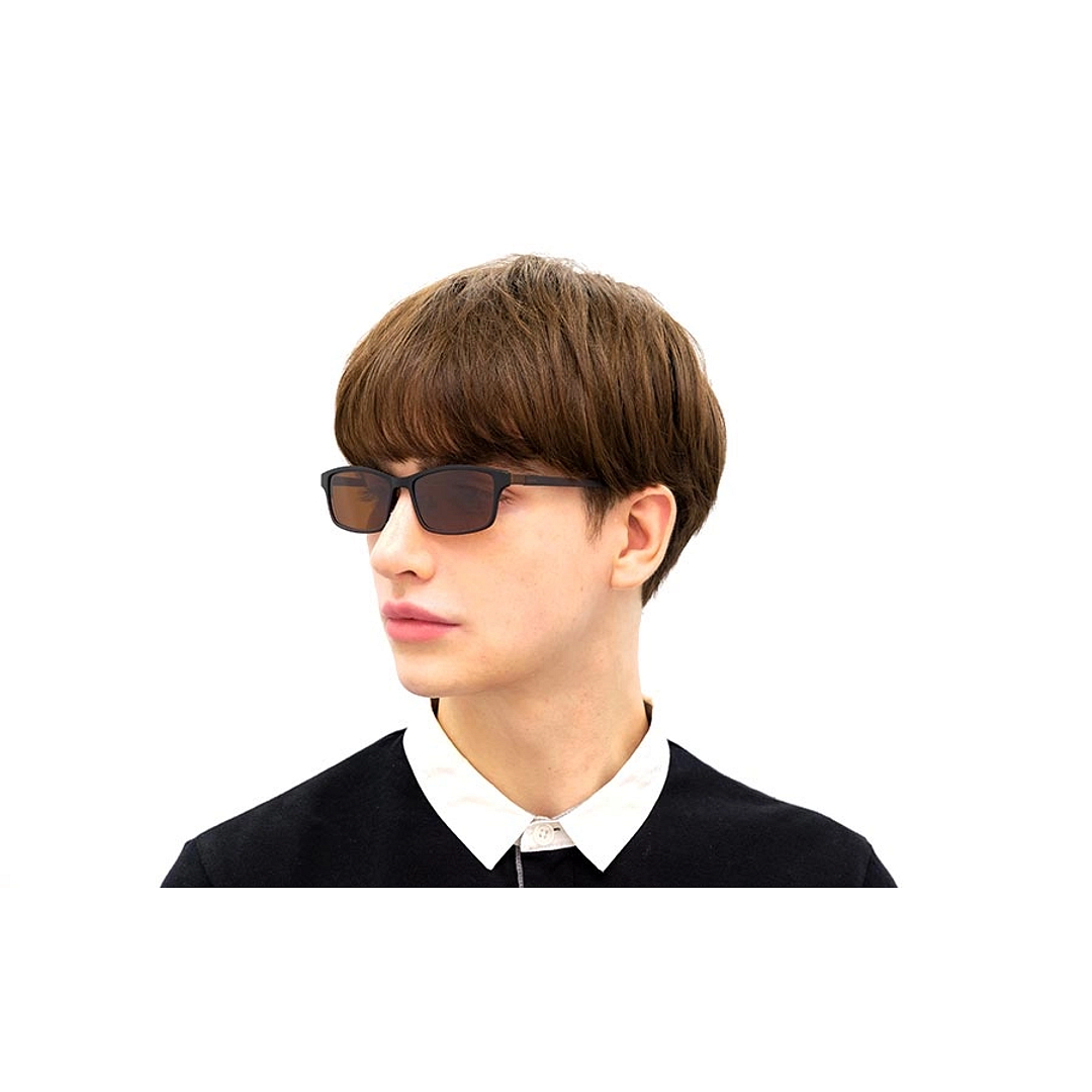 OWNDAYS | SUN Light Brown Full Rim Rectangle left side