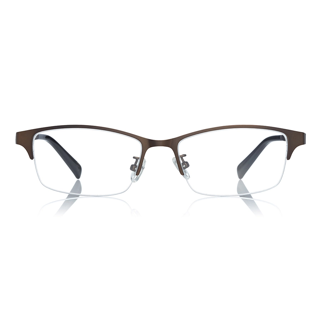 OWNDAYS | SUN Light Brown Full Rim Rectangle left side