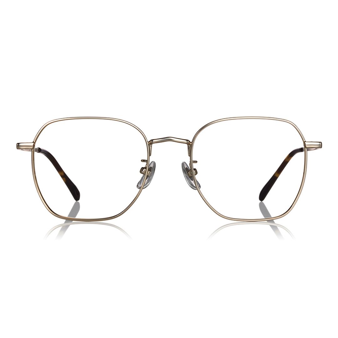 OWNDAYS | SUN Gold Full Rim Polygon right side