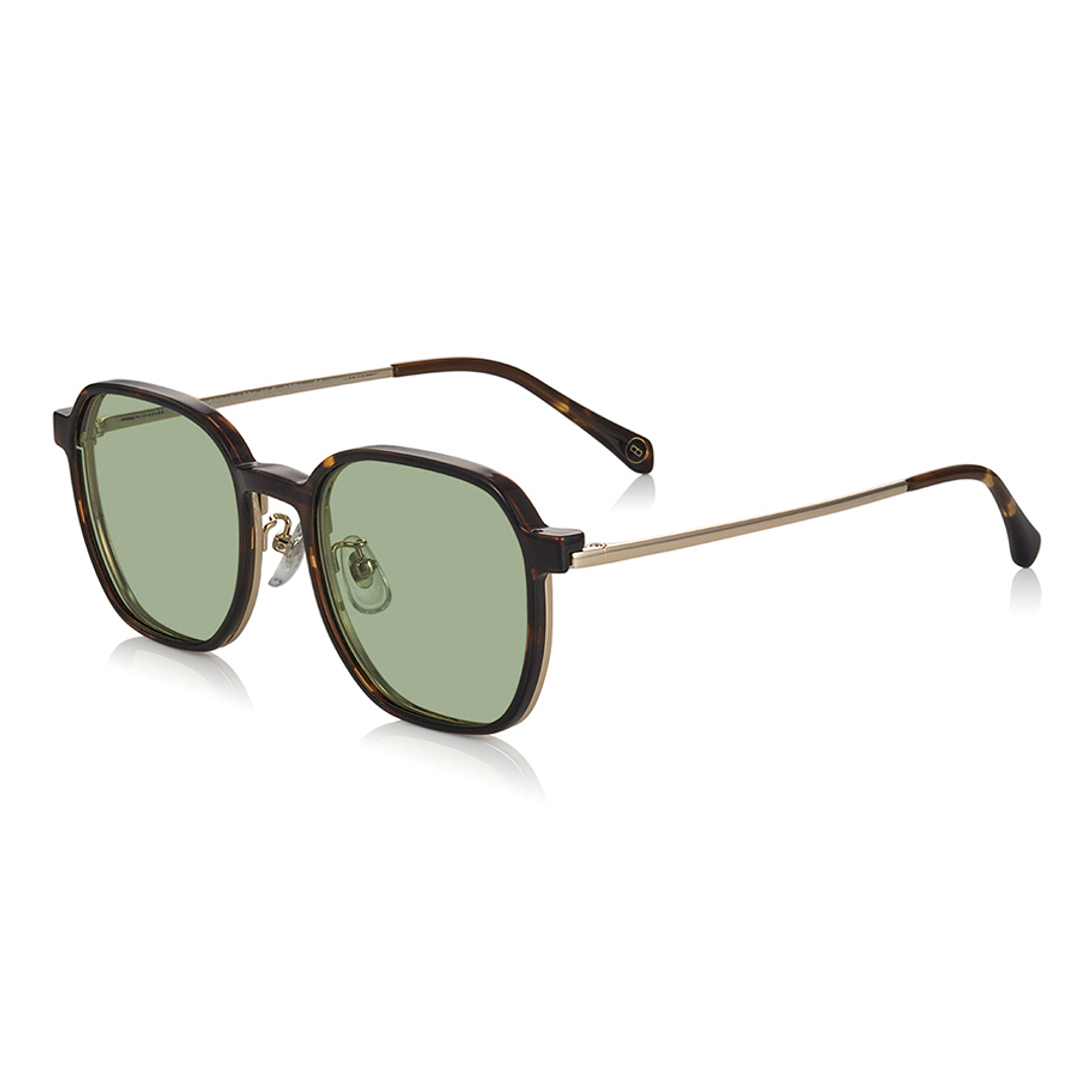 OWNDAYS | SUN Gold Full Rim Polygon right side