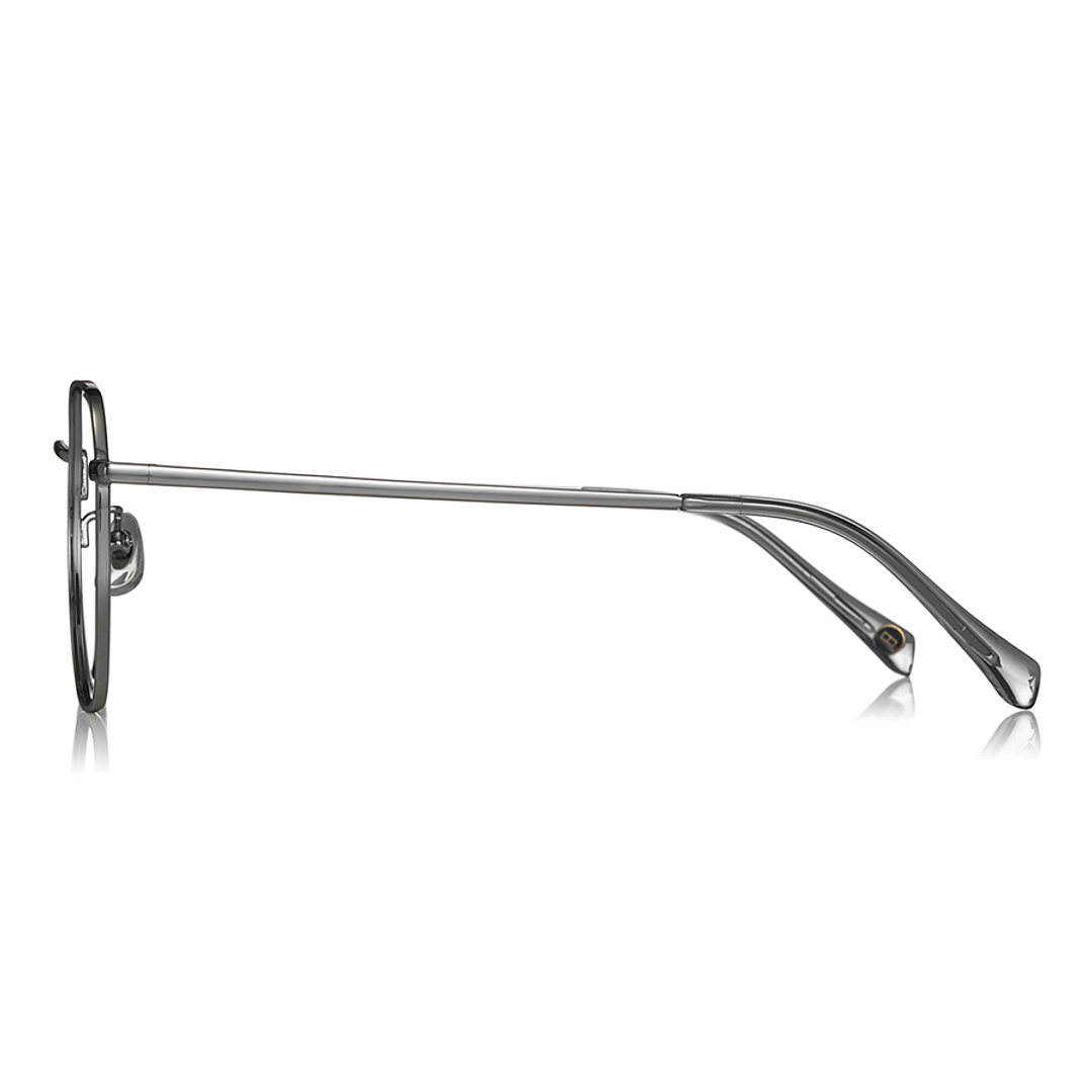 OWNDAYS | SUN Silver Full Rim Polygon right side
