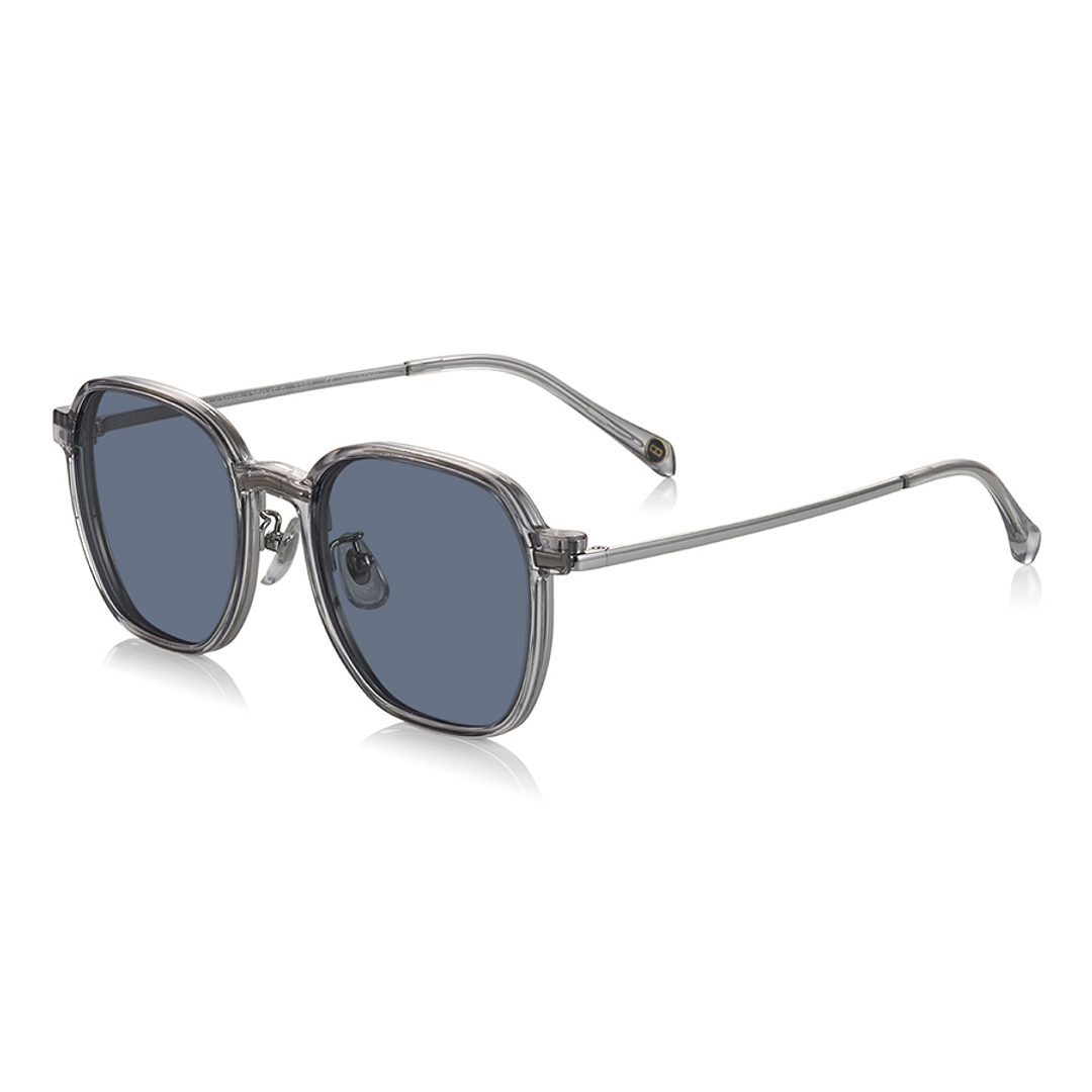 OWNDAYS | SUN Silver Full Rim Polygon right side