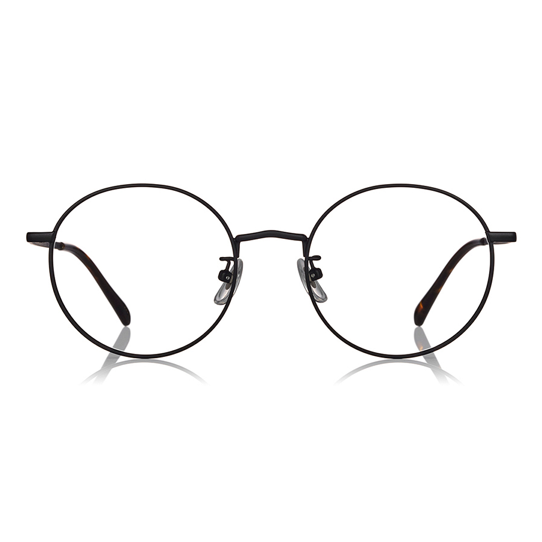 OWNDAYS | SUN Black Full Rim Round left side