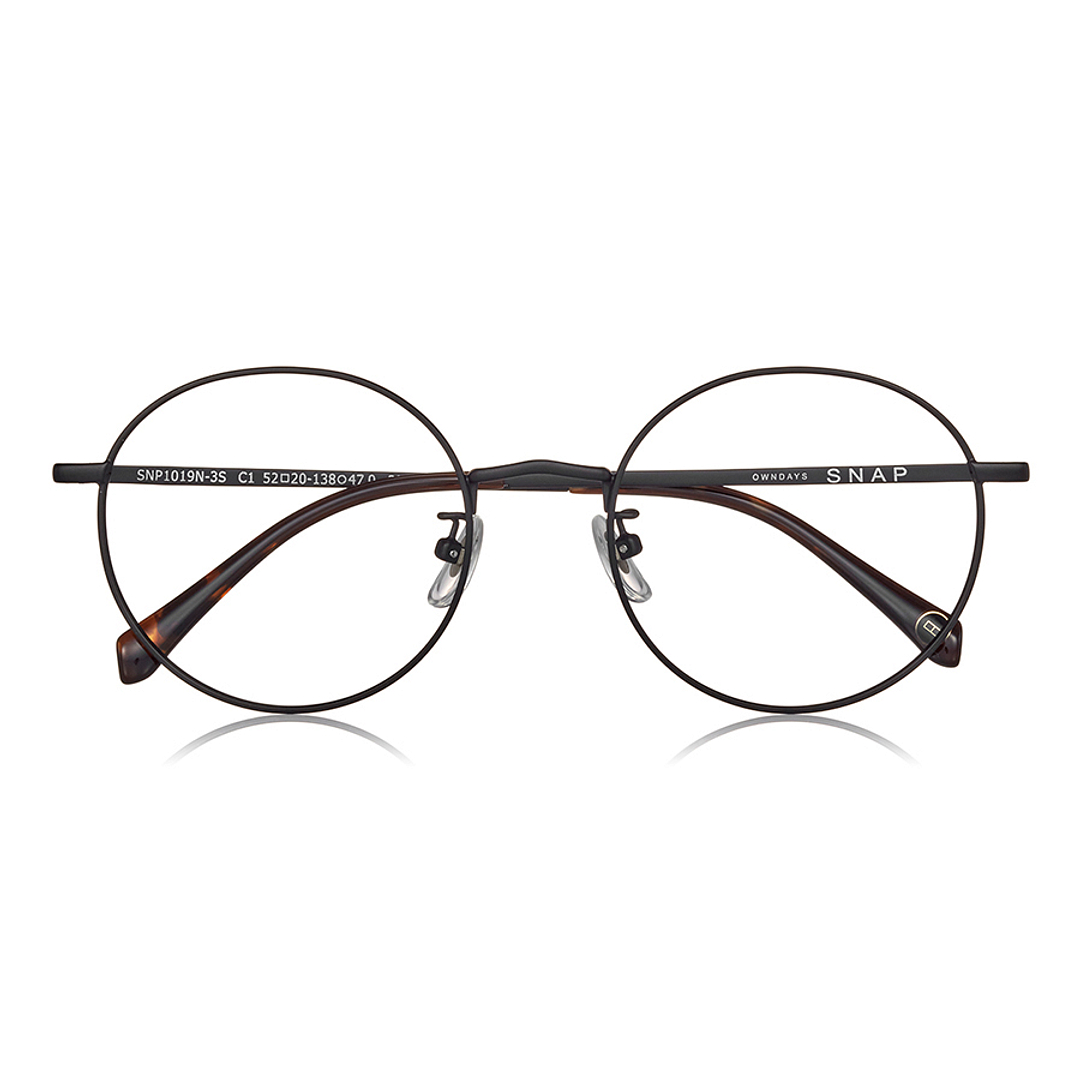 OWNDAYS | SUN Black Full Rim Round left side