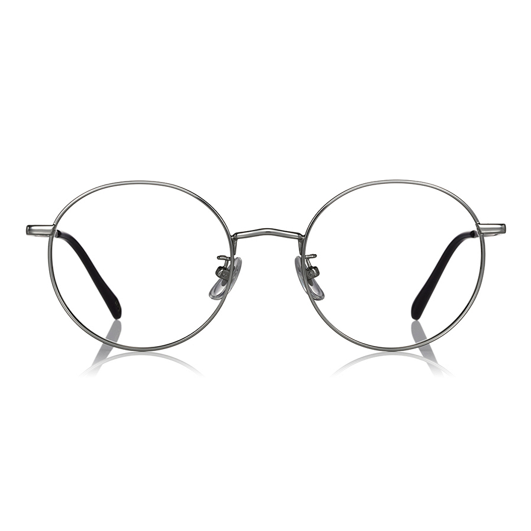 OWNDAYS | SUN Silver Full Rim Round left side