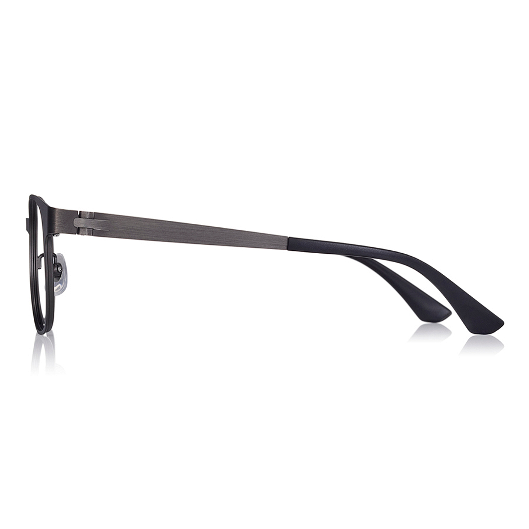 OWNDAYS | SUN Mid Gunmetal Full Rim Wellington right side