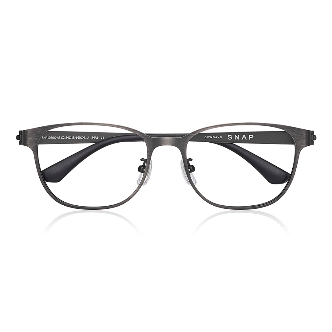 OWNDAYS | SUN Mid Gunmetal Full Rim Wellington left side