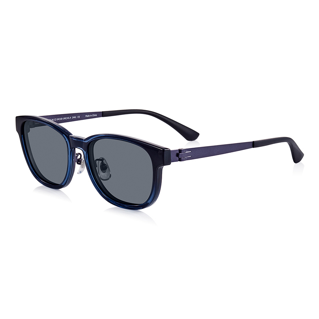 OWNDAYS | SUN Sky Blue Full Rim Wellington left side