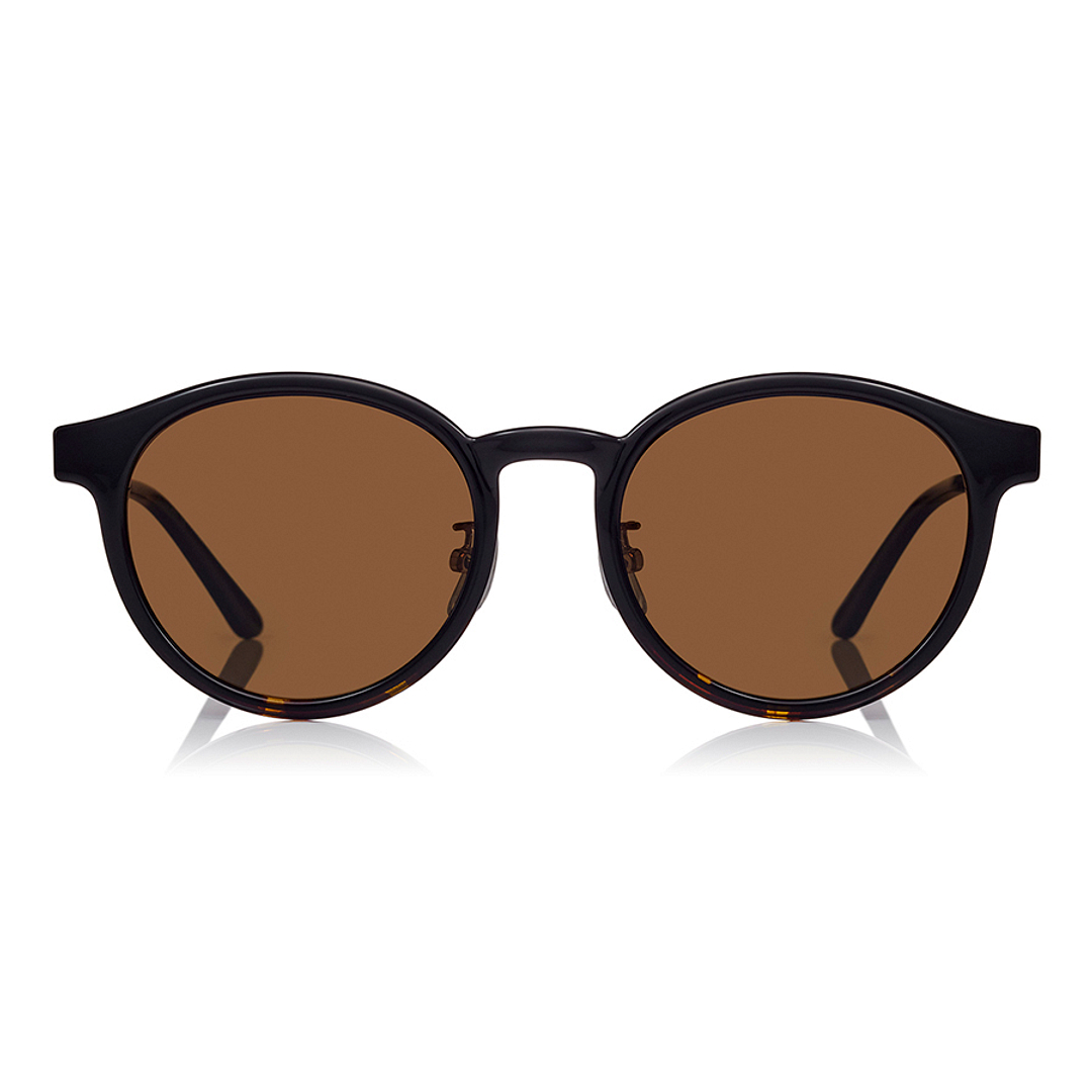 OWNDAYS | SUN Dark Brown Full Rim Boston left side