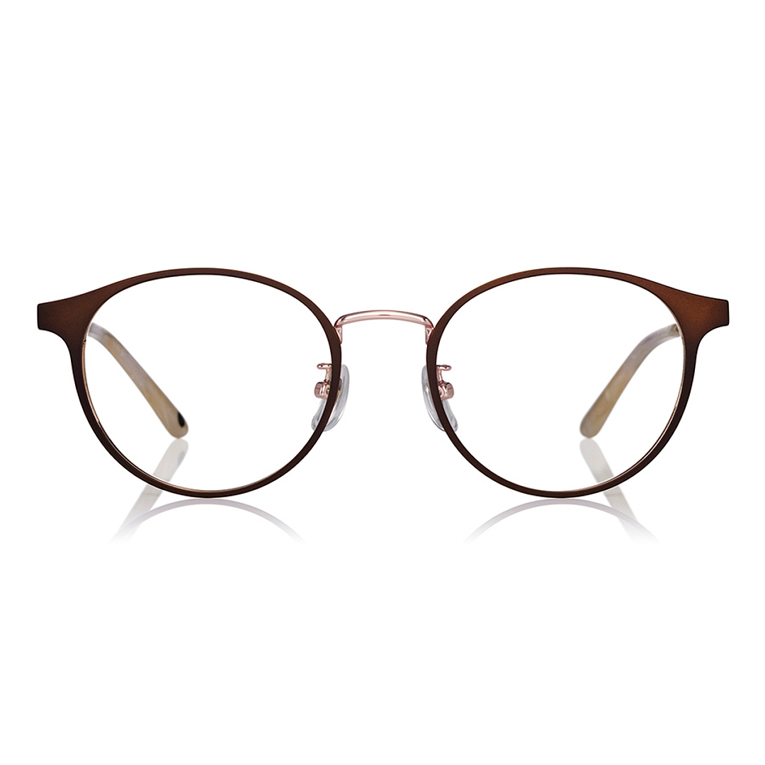 OWNDAYS | SUN Light Brown Full Rim Boston right side