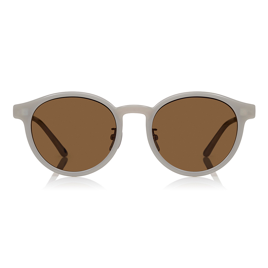 OWNDAYS | SUN Light Brown Full Rim Boston left side