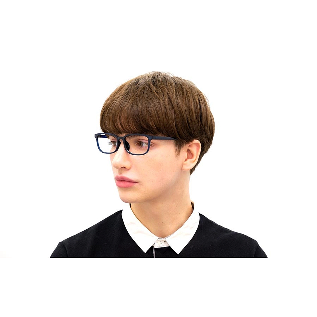 OWNDAYS | SUN Black Full Rim Rectangle left side