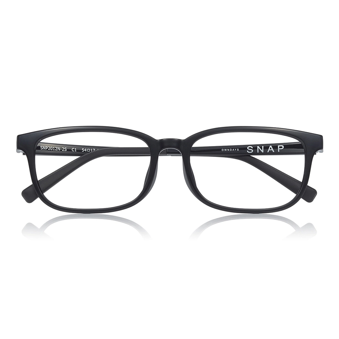 OWNDAYS | SUN Black Full Rim Rectangle left side