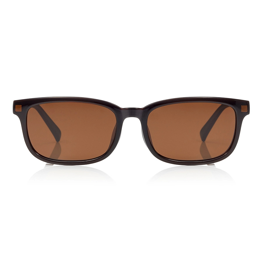 OWNDAYS | SUN Light Brown Full Rim Rectangle right side