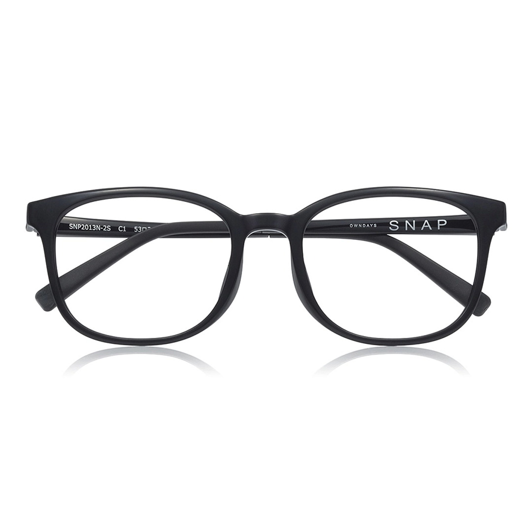 OWNDAYS | SUN Black Full Rim Wellington left side
