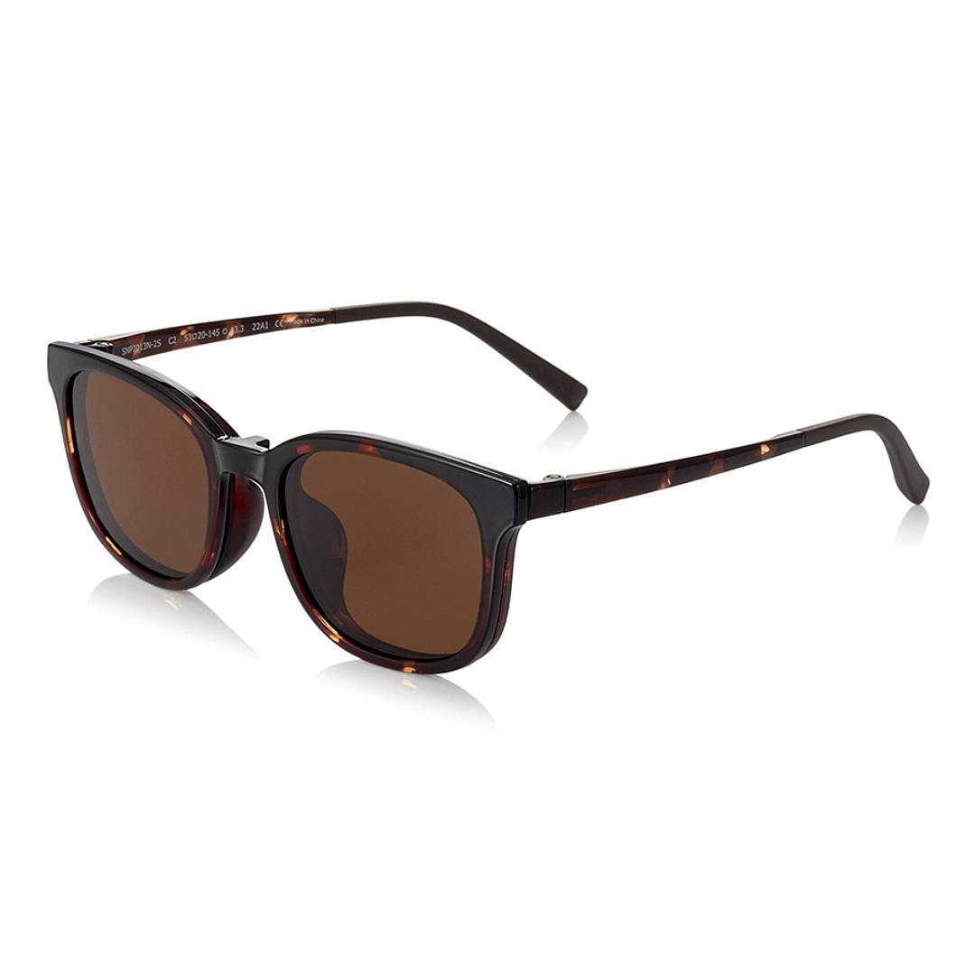 OWNDAYS | SUN Light Brown Full Rim Wellington right side