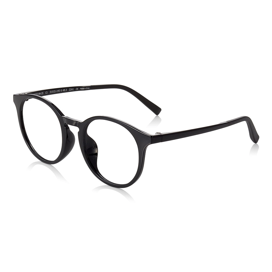 OWNDAYS | SUN Black Full Rim Boston left side