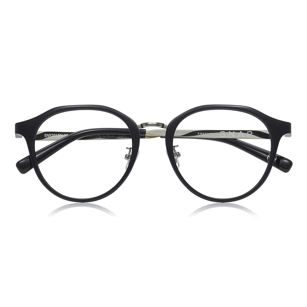 OWNDAYS | SUN Black Full Rim Boston left side