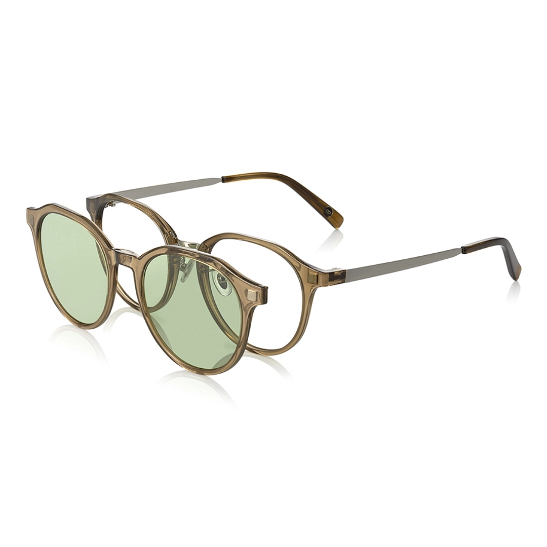 OWNDAYS | SUN Brown Full Rim Boston left side