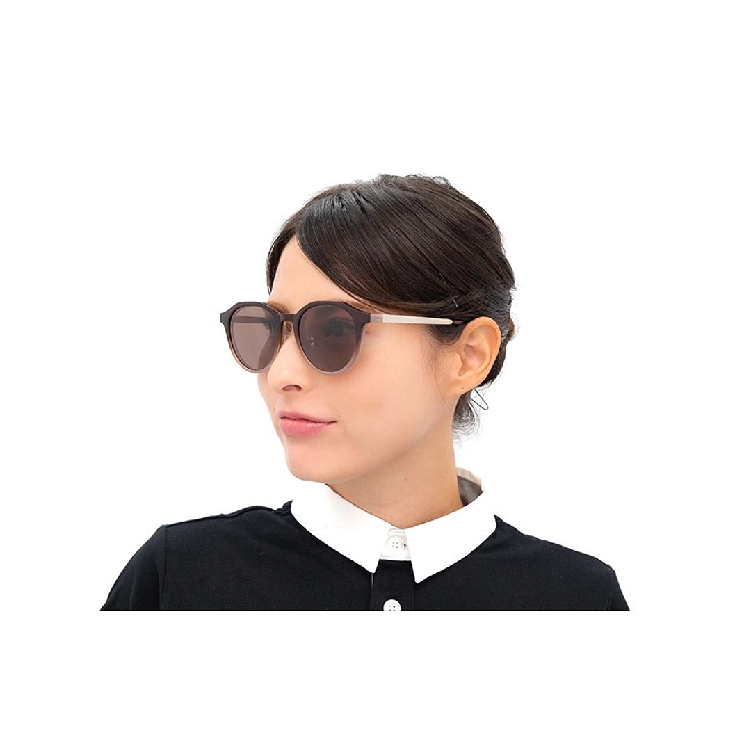 OWNDAYS | SUN Brown Full Rim Boston left side