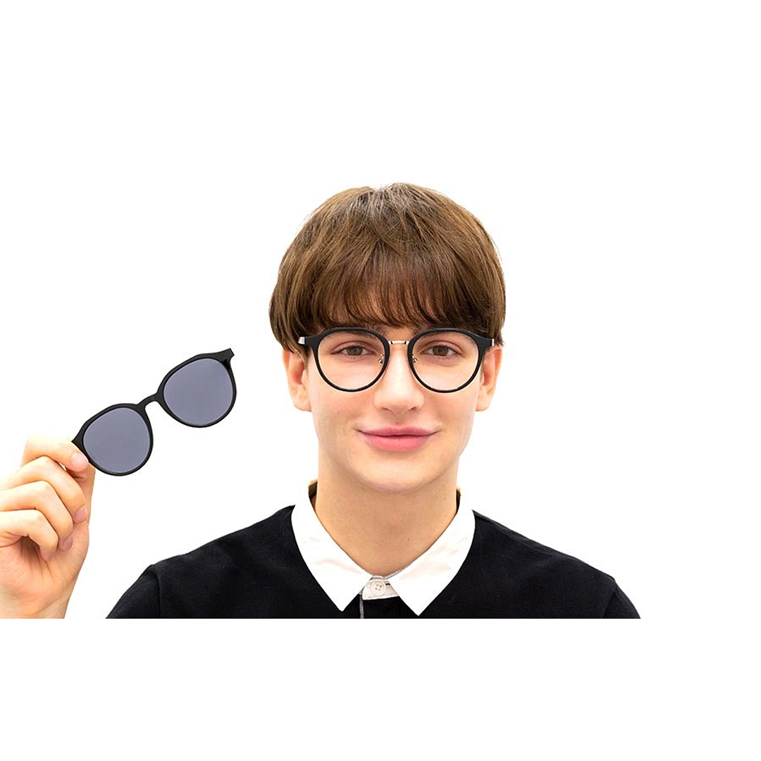 OWNDAYS | SUN Brown Full Rim Boston left side