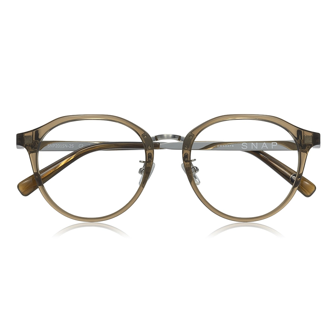 OWNDAYS | SUN Brown Full Rim Boston left side