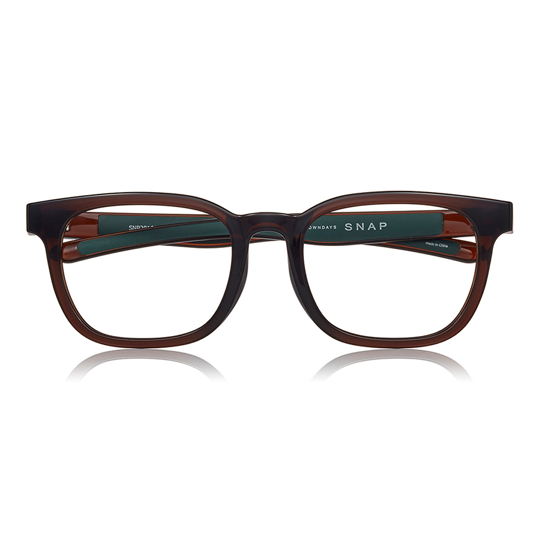 OWNDAYS | SUN Light Brown Full Rim Wellington left side