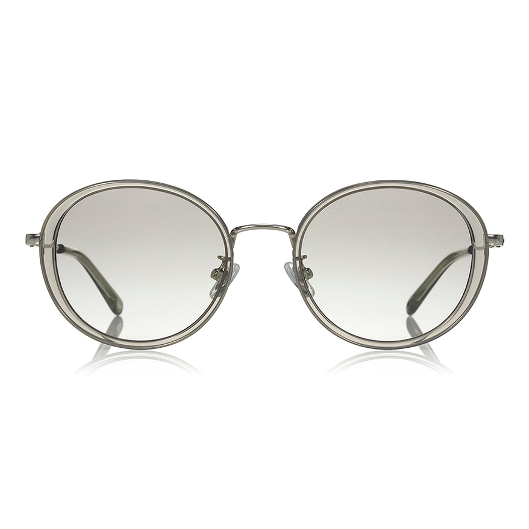 OWNDAYS | SUN Crystal Transparent Full Rim Oval left side