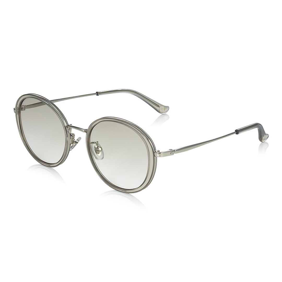 OWNDAYS | SUN Crystal Transparent Full Rim Oval right side