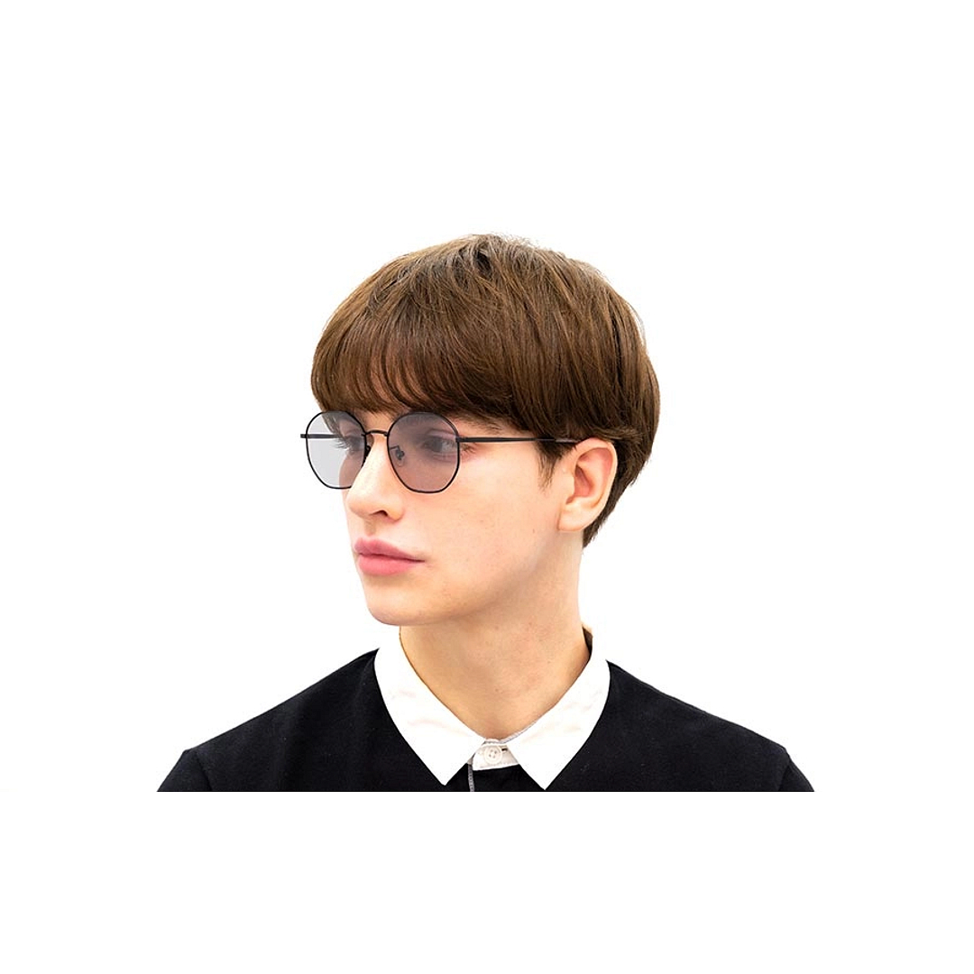 OWNDAYS | SUN Black Full Rim Polygon right side