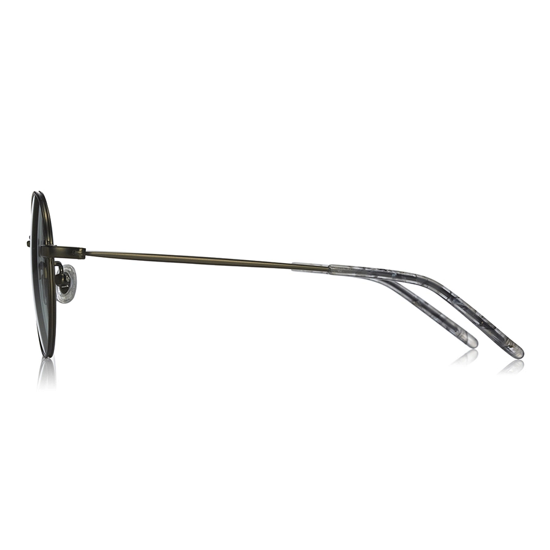 OWNDAYS | SUN Tan Brown Full Rim Round left side