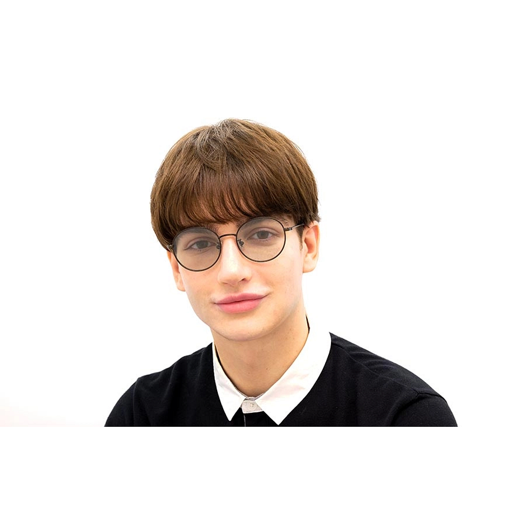 OWNDAYS | SUN Gold Full Rim Round left side