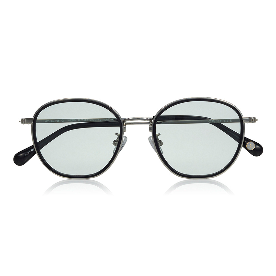 OWNDAYS | SUN Silver Full Rim Polygon right side