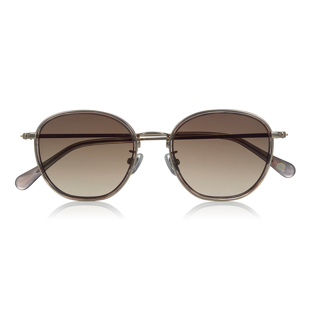 OWNDAYS | SUN Gold Full Rim Polygon right side