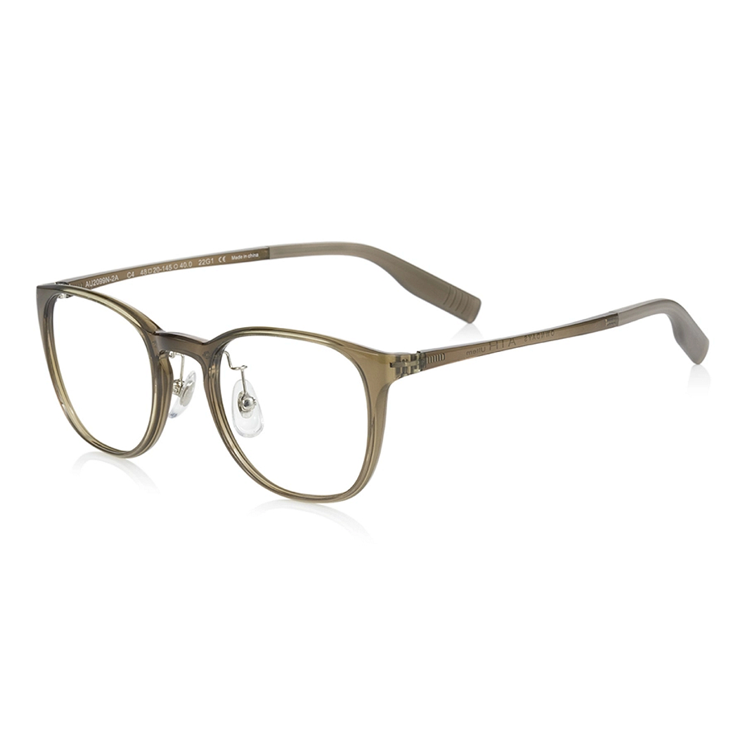 OWNDAYS | AIR Light Brown Full Rim Wellington left side
