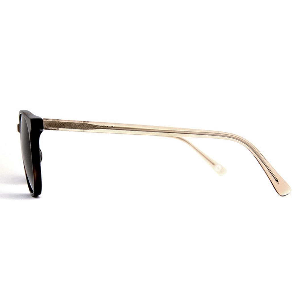 OWNDAYS | SUN Brown Demi Full Rim Wellington left side