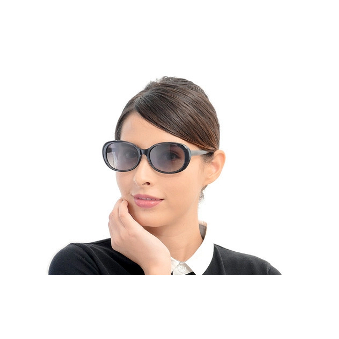 OWNDAYS | SUN Red Full Rim Oval left side