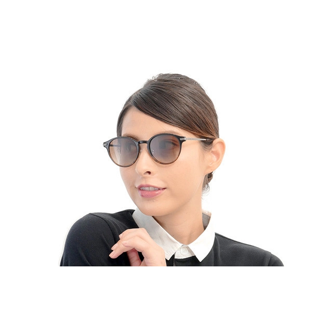 OWNDAYS | SUN Black Full Rim Boston left side