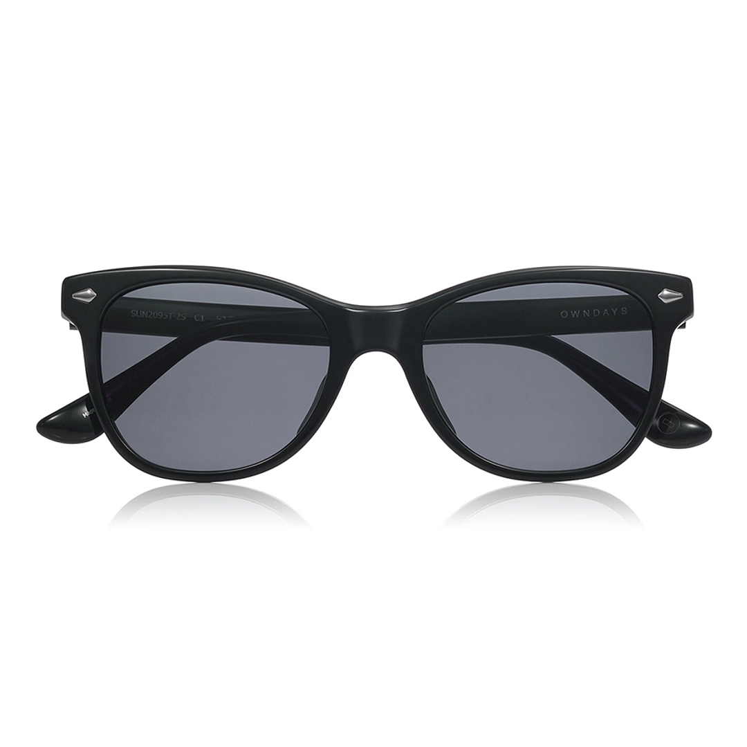 OWNDAYS | SUN Black Full Rim Wellington right side